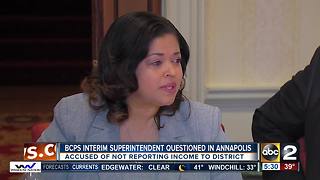 Baltimore County Public Schools interim superintendent questioned in Annapolis