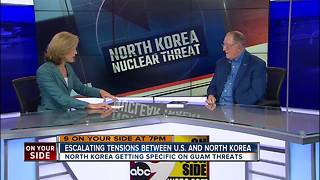 Escalating tensions between U.S. and North Korea