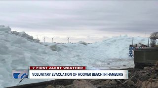 Hoover beach ice problems