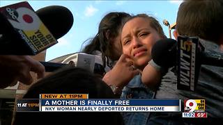 Mother freed after a week in ICE detention