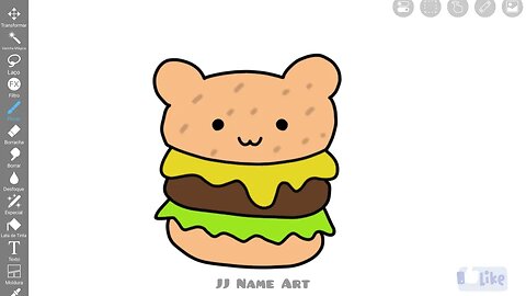 Como Desenhar um Hambúrguer Kawaii