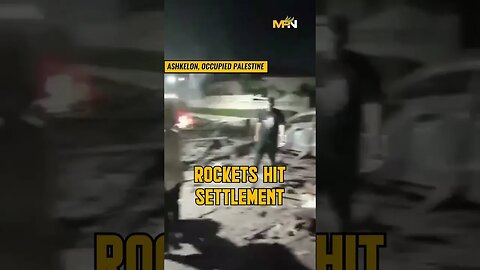 Rockets hit settlement