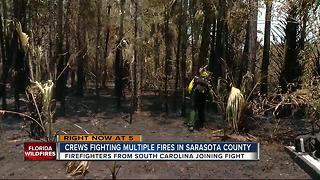 Crews continue to tackle North Port wildfire