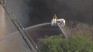 Massive fire at Whitehouse & Schapiro Recycling Plant in Baltimore