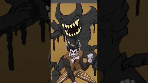 i made bendy inkmachine sculpt but its anime style