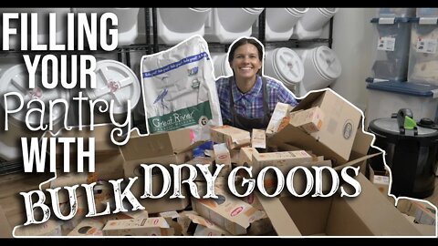 Filling Your Pantry With Bulk Dry Goods/ Restock With Me/ Prepping Like Grandma! EP 34