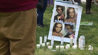 Family, friends gather for vigil to remember transgender woman killed in Baltimore