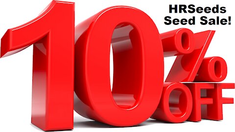 HRSeeds Sale 10% Off 2021! Hurry Offer Ends Soon!