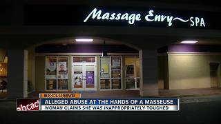 Woman says massage therapist inappropriately touched her at Massage Envy