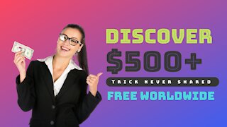 Discover How To Earn $500+ With This Simple Trick, Clickbank Affiliate Marketing, Free Traffic