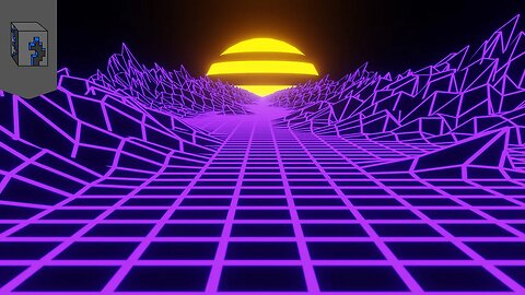 Synthwave | Chillwave | Retrowave Purple Neon Background Loop | HD 60FPS