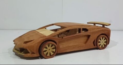 Wooden Art | Lamborghini Aventador