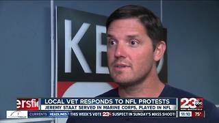 Veteran and former NFL player reacts to President Trump and protests