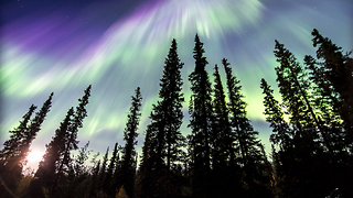 Magical color explosion: Alaskan Aurora Corona