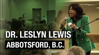 Leslyn Lewis not running from tough questions during Abbotsford campaign stop