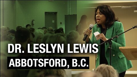 Leslyn Lewis not running from tough questions during Abbotsford campaign stop