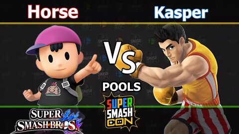 Horse (Bayonetta & Ness) vs. Kasper (Corrin & Little Mac) - Wii U Singles Pools - SSC2017