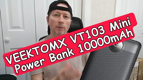 VEEKTOMX Mini VT103 10000mAh Power Bank Review (With Capacity Test): Tiny Yet Mighty Fast Charger!
