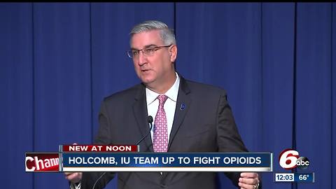 Holcomb, Indiana University plan $50M opioid recovery effort