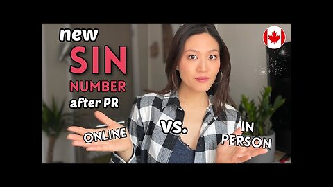 How to apply for new SIN after PR online (vs. applying in person)