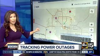 Power out for Valley residents after monsoon storm