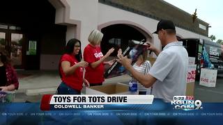 U.S. Marines and local businesses collect toys for kids