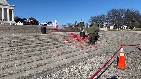 Lincoln Memorial Vandalized by Pro-Hamas Protesters