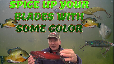 On the deck blade baits, cold water fishin