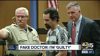 Man posing as Valley doctor pleads guilty