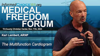 Karl Lambert, ARNP on Heart Health at Medical Freedom Forum Nov. 11, 2023