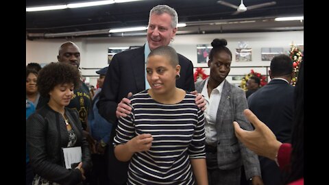 De Blasio daughter: Biden was able to steal the election