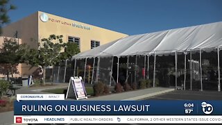 Judge to rule on suit that could allow county businesses to reopen indoors