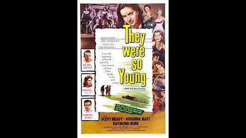 They Were so Young 1954 Colorized Crime Movie Scott Brady, Raymond Burr .