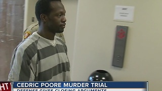 District attorney presenting closing arguments for Cedric Poore