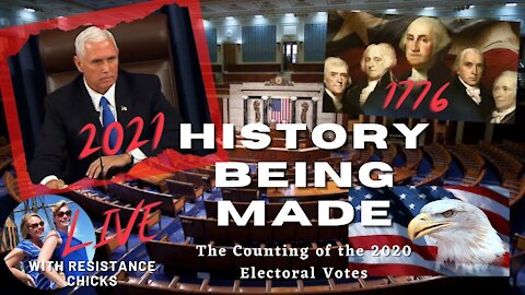 🔴 Afternoon Session: Electoral College Vote Count- Vice President Pence Joint Session of Congress