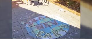 Las Vegas valley neighborhood hosts 'Chalk for Earth' event Wednesday