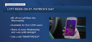 Las Vegas Coalition for Zero Fatalities pledging $5K in free Lyft ride credits this St. Patrick’s Day