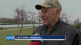 'I thought it was summer': Locals upset about April snow