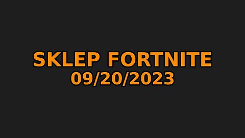 Sklep Fortnite #5 09/20/2023