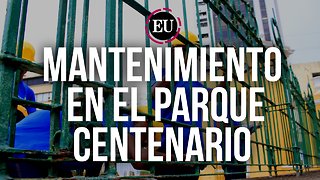 Se inicia el mantenimiento en el Parque Centenario