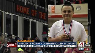 Bonner Springs High School honors student after fatal car crash