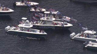 Boat parade held in South Florida to celebrate President Trump's 74th birthday