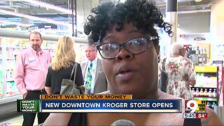 Shoppers flock to new Kroger store downtown