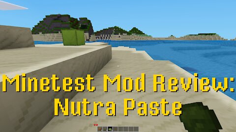 Minetest Mod Review: Nutra Paste
