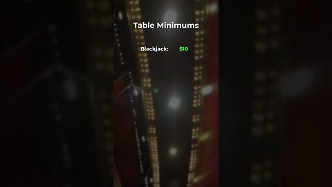 Las Vegas Table Minimums: Plaza Casino