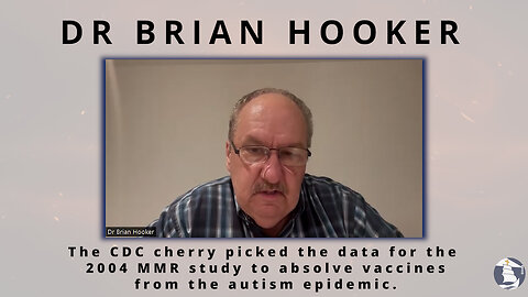 The CDC cherry picked the data for the 2004 MMR study to absolve vaccines from the autism epidemic