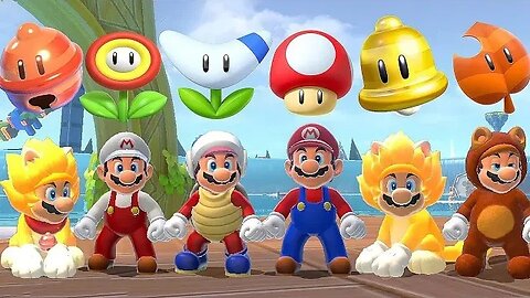 Super Mario 3D World - All New DLC Characters (HD)