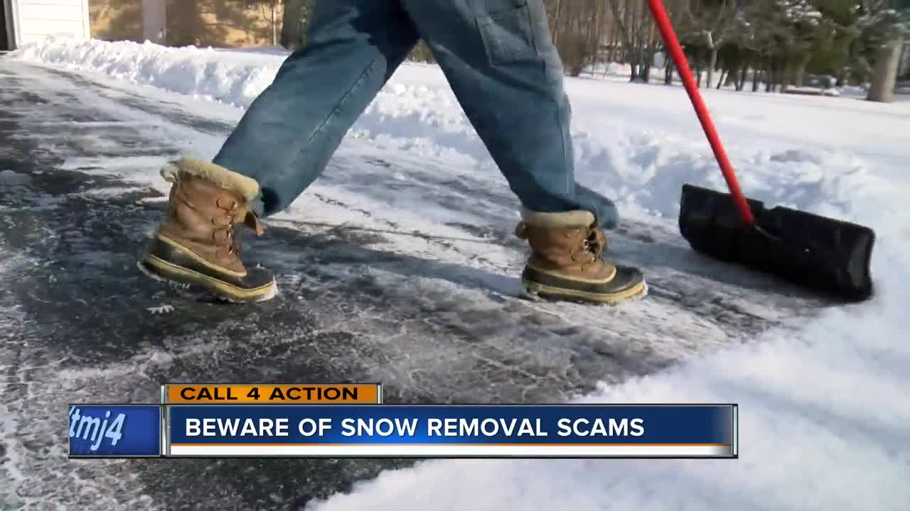 Beware of Snow Removal Scams