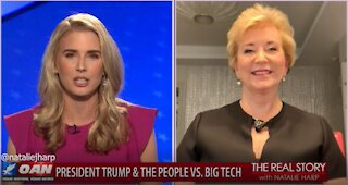 The Real Story - OAN Trump Takes on Big Tech with Linda McMahon