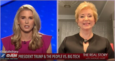 The Real Story - OAN Trump Takes on Big Tech with Linda McMahon